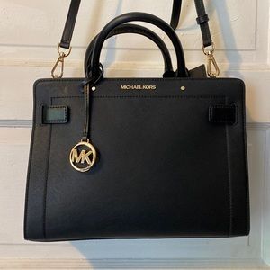 Michael Kors Rayne Medium Saffiano Leather Satchel